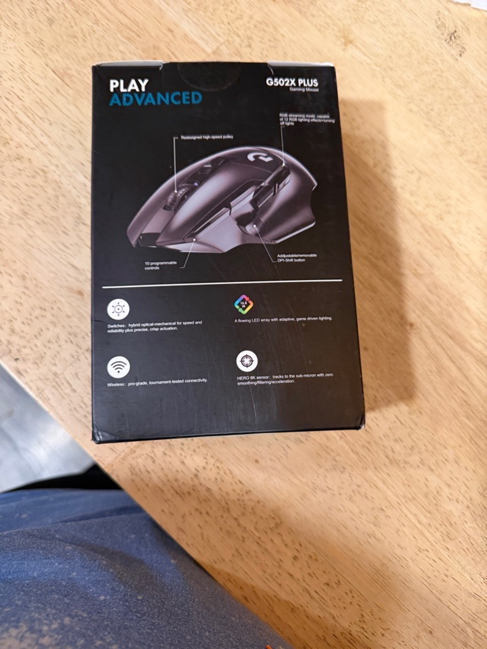 Logitech G502 X2 Plus Wireless RGB Gaming Mouse - Black with Teal Accent - Picture 2 of 2